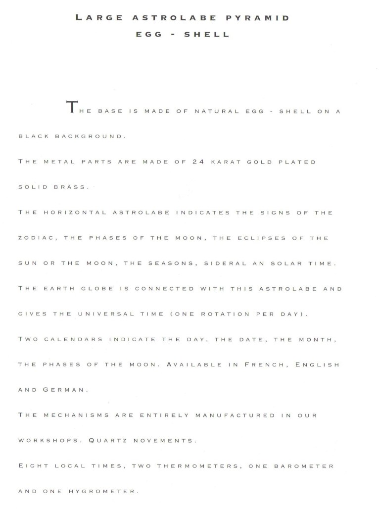 pyramide coq english