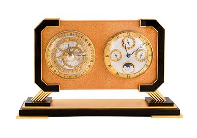 +HOUR-LAVIGNE+Astrolabe+-+Pendule+vers+1980+_Rare+pen+dule+astrono+mique+de+style...